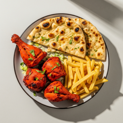 Tikka Meal + Naan Combo 