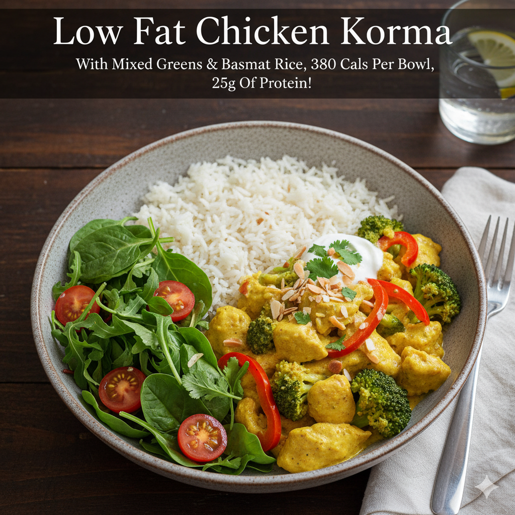 Low Fat Chicken Korma 