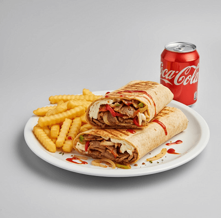 Stir Fried Donner Wrap Meal 