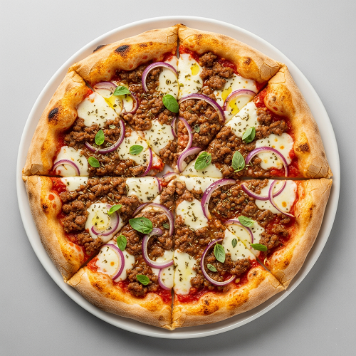 Spicy Mince Pizza 