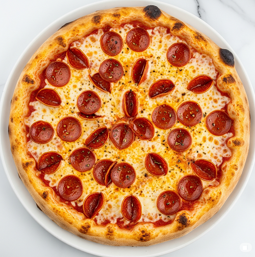 Smoky Pepperoni Pizza 
