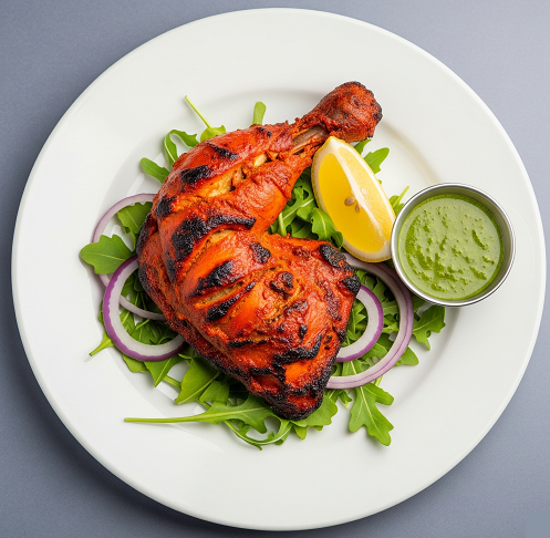 Tandoori Chicken (2pc On The Bone) 