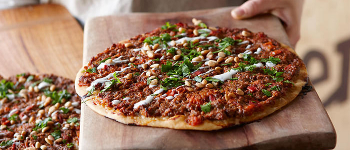 Spicy Mince Pizza  7" 