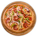 Hot `n` Spicy Pizza  7" 